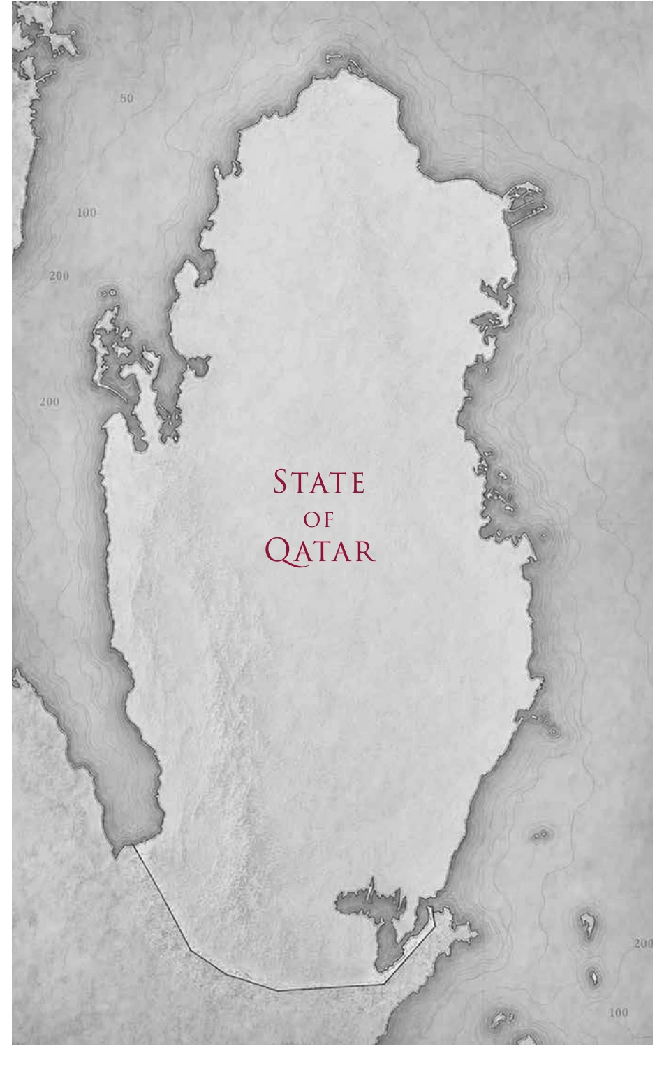 Map of Qatar from The Wars of Peace